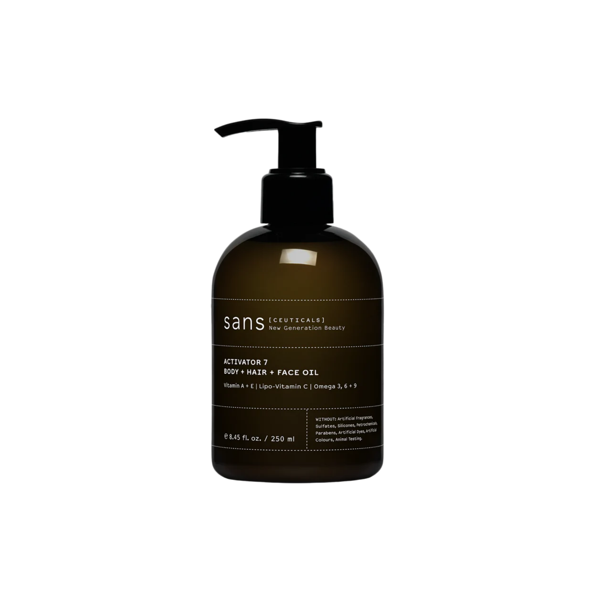 Sans [ceuticals] Activator 7 Body + Hair + Face Oil 250ml