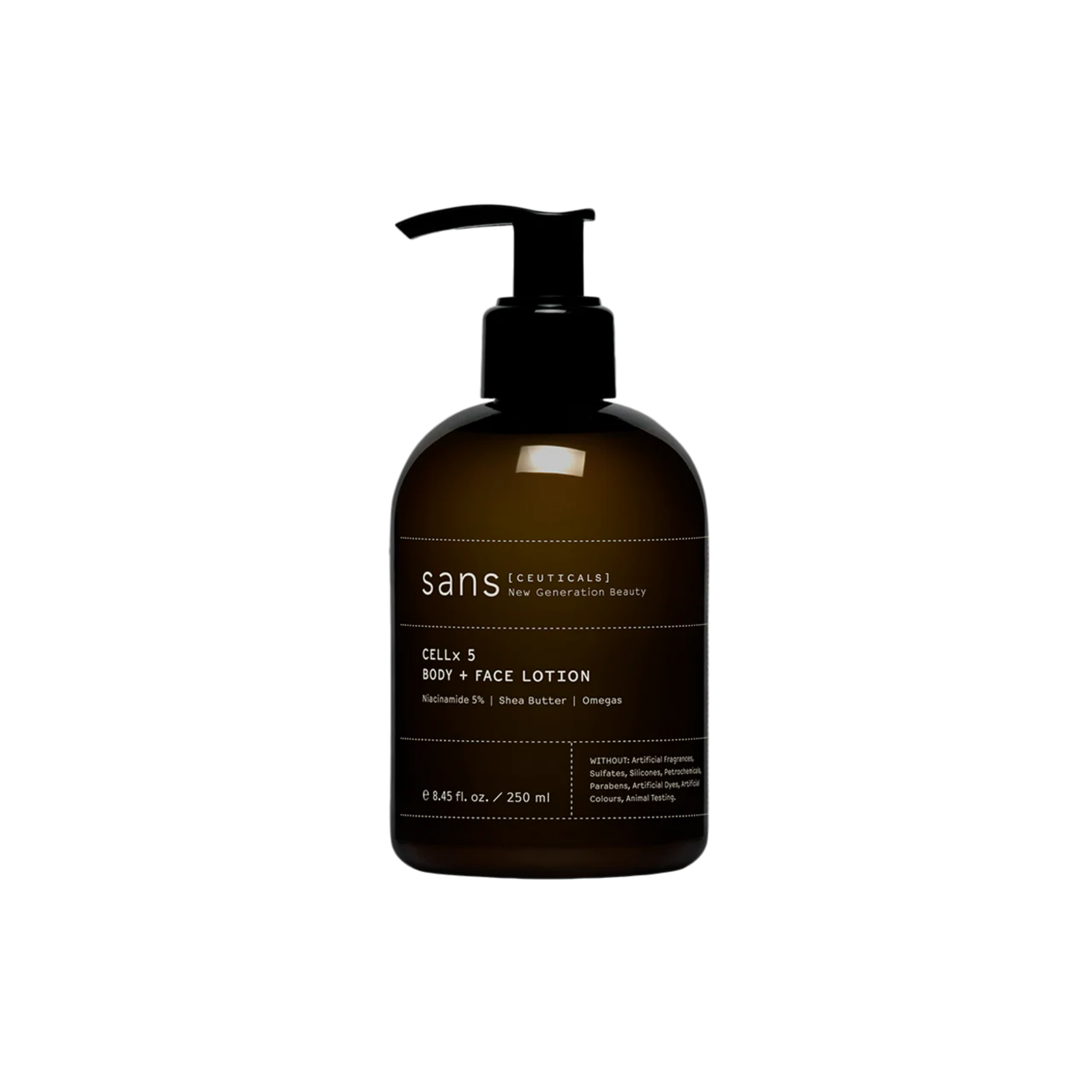 Sans [ceuticals] Cellular Repair Body + Face Lotion [now CELLx 5 Lotion] 250ml